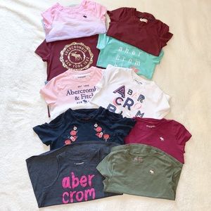 Girls Abercrombie Short Sleeve Shirts 9/10
